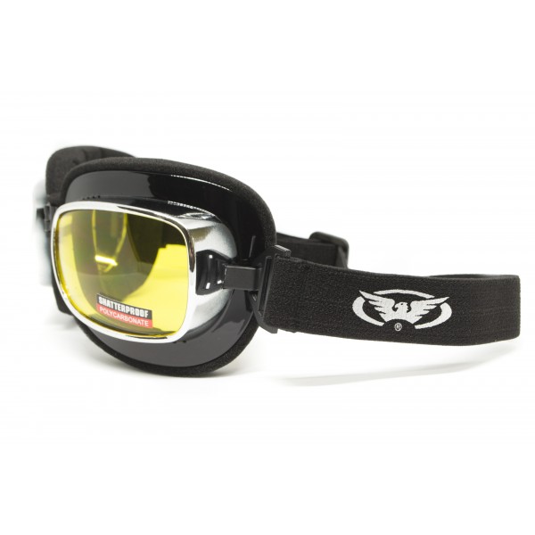 Очки защитные с уплотнителем Global Vision Retro Joe (yellow) желтые - 3586617 Очки защитные с уплотнителем Global Vision Retro Joe (yellow) желтые - 3586617