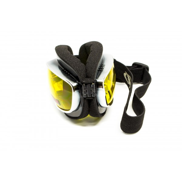 Очки защитные с уплотнителем Global Vision Retro Joe (yellow) желтые - 3586617 Очки защитные с уплотнителем Global Vision Retro Joe (yellow) желтые - 3586617