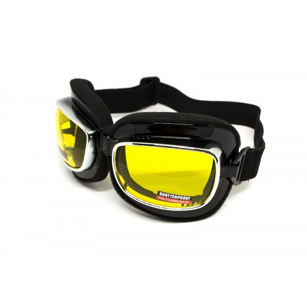 Очки защитные с уплотнителем Global Vision Retro Joe (yellow) желтые - 3586617
