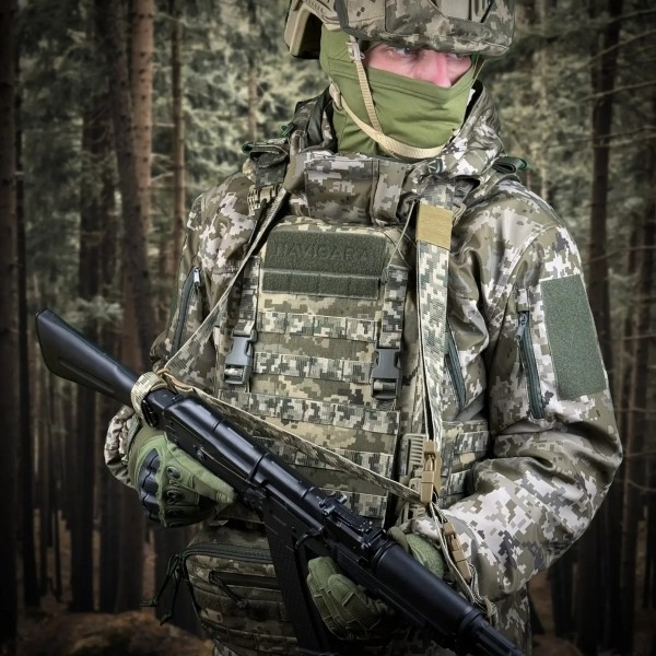 Ремень оружейный трехточечный RAGNAROK Hel sling Пиксель - 3577699 Ремень оружейный трехточечный RAGNAROK Hel sling Пиксель - 3577699