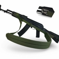 Ремінь збройовий  RAGNAROK триточковий з широким наплічником KRAKEN carbine Олива