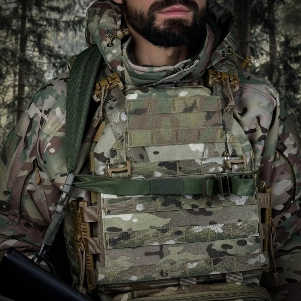 Ремень оружейный RAGNAROK трехточечный с широким наплечником KRAKEN carbine Олива - 3577693 Ремень оружейный RAGNAROK трехточечный с широким наплечником KRAKEN carbine Олива - 3577693