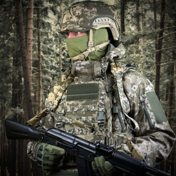 Ремень оружейный RAGNAROK трехточечный с широким наплечником KRAKEN carbine Пиксель - 3577692 Ремень оружейный RAGNAROK трехточечный с широким наплечником KRAKEN carbine Пиксель - 3577692