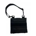 Тактическая сумка через плечо трапеция МК Черная