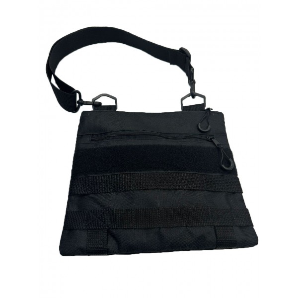 Тактическая сумка через плечо трапеция МК Черная - 3577685 Тактическая сумка через плечо трапеция МК Черная - 3577685