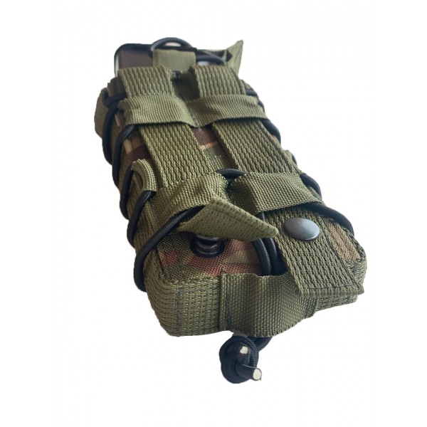 Одинарный штурмовой подсумок для магазинов АК пластиковые вставки на кнопках МК Мультикам - 3577671 Одинарный штурмовой подсумок для магазинов АК пластиковые вставки на кнопках МК Мультикам - 3577671