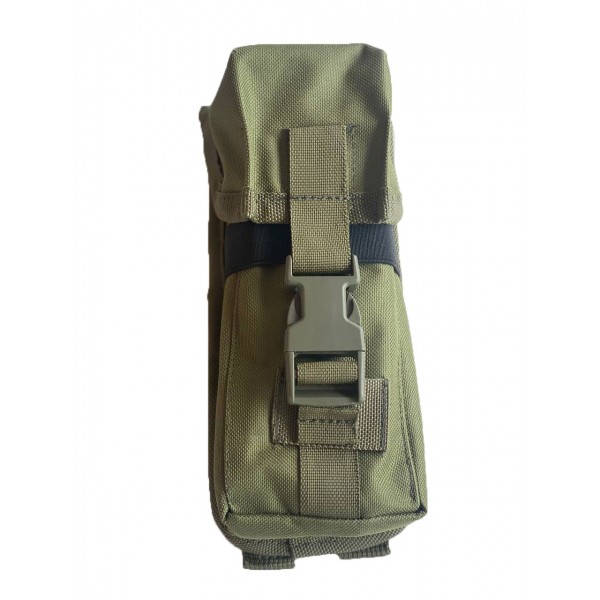 Подсумок для двух магазинов АК закрытого типа на фастексе и кнопках МК Олива - 3577672