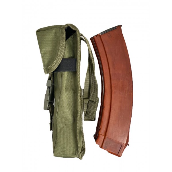 Підсумок для двох магазинів РПК закритого типу на фастексі на системі Molle МК Олива - 3577668 Підсумок для двох магазинів РПК закритого типу на фастексі на системі Molle МК Олива - 3577668