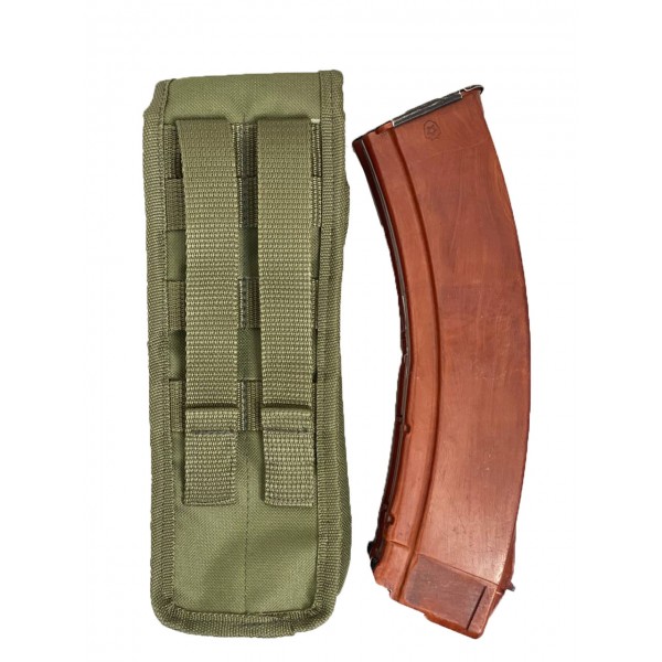 Підсумок для двох магазинів РПК закритого типу на фастексі на системі Molle МК Олива - 3577668 Підсумок для двох магазинів РПК закритого типу на фастексі на системі Molle МК Олива - 3577668