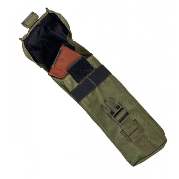 Підсумок для двох магазинів РПК закритого типу на фастексі на системі Molle МК Олива - 3577668 Підсумок для двох магазинів РПК закритого типу на фастексі на системі Molle МК Олива - 3577668