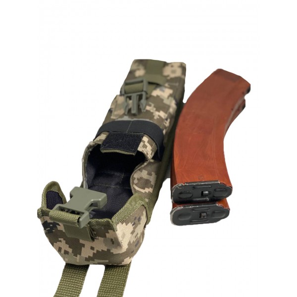 Підсумок для двох магазинів РПК закритого типу на фастексі на системі Molle МК ММ-14 - 3577667 Підсумок для двох магазинів РПК закритого типу на фастексі на системі Molle МК ММ-14 - 3577667