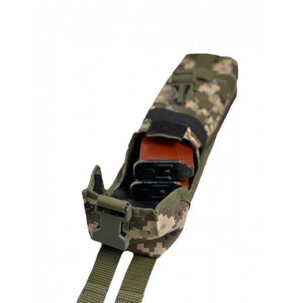 Підсумок для двох магазинів РПК закритого типу на фастексі на системі Molle МК ММ-14 - 3577667 Підсумок для двох магазинів РПК закритого типу на фастексі на системі Molle МК ММ-14 - 3577667