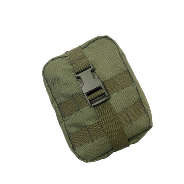 Підсумок під Аптечку з відкидною спинкою на кнопках МК Олива - 3577665 Підсумок під Аптечку з відкидною спинкою на кнопках МК Олива - 3577665