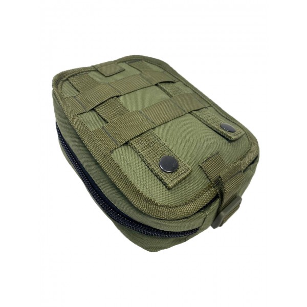 Підсумок під Аптечку з відкидною спинкою на кнопках МК Олива - 3577665 Підсумок під Аптечку з відкидною спинкою на кнопках МК Олива - 3577665