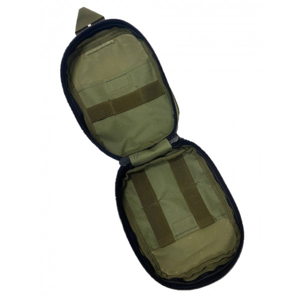 Підсумок під Аптечку з відкидною спинкою на кнопках МК Олива - 3577665 Підсумок під Аптечку з відкидною спинкою на кнопках МК Олива - 3577665