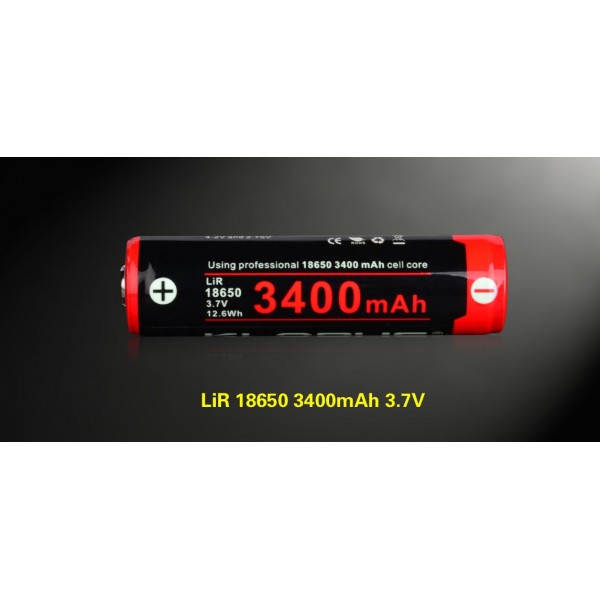 Аккумулятор 18650BAT-34 (3400 mAh) Klarus Black - 3577662 Аккумулятор 18650BAT-34 (3400 mAh) Klarus Black - 3577662
