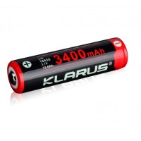 Аккумулятор 18650BAT-34 (3400 mAh) Klarus Black