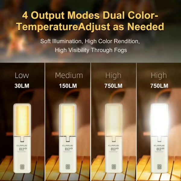 Фонарь кемпинговый CL 2 PRO Klarus Jungle Green - 3577652