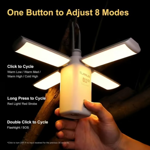 Фонарь кемпинговый CL 2 PRO Klarus Jungle Green - 3577652