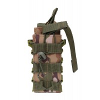 Підсумок під 2 магазина АК/AR-15 Oxford 600D на Molle пластикові бока Defender Мультикам