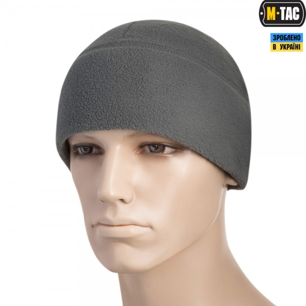 M-Tac шапка Watch Cap Elite флис (270г/м2) with Slimtex Grey - 40003111