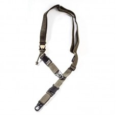 Ремень оружейный 2-точечный КАР (крепление карабин) Frag Олива