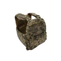 Плитоноска uaBRONIK (Plate Carrier) Закритого типу GEN 2.0 панель Molle Піксель 6 клас захисту