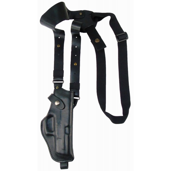 Кобура оперативная кожаная формованная с синтетическим креплением вертикальная для Форт 17 - 3577444