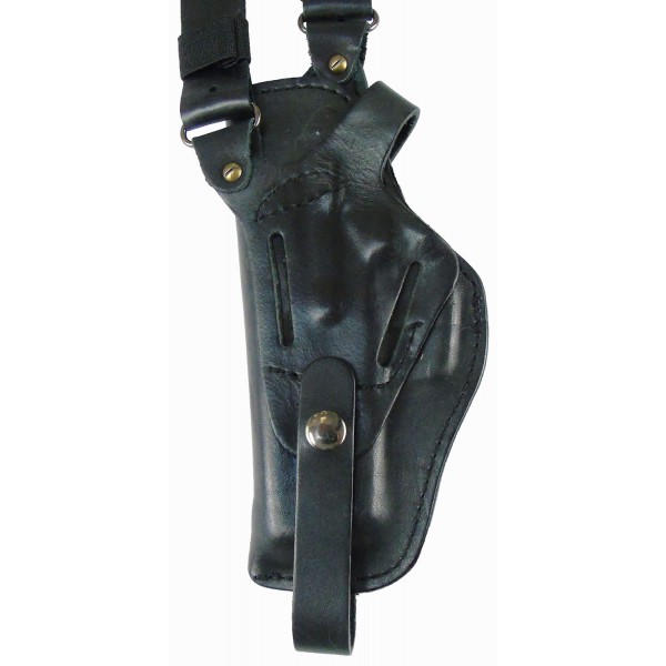 Кобура оперативная кожаная формованная с синтетическим креплением вертикальная для Форт 17 - 3577444