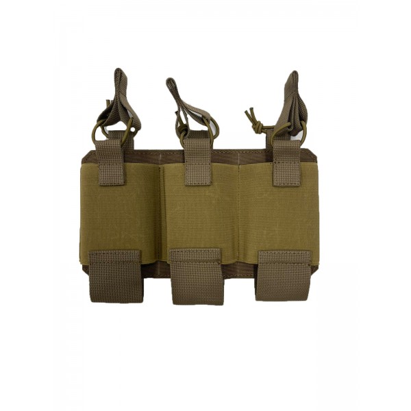 Тройной эластичный подсумок к плитоноске uaBronik Койот - 3577441