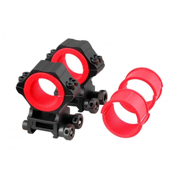Крепления-кольца Discovery Optics на "ласточкин хвост" (25.4/30/34 мм, высокие) - 3577370