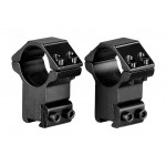 Кольца Discovery Scope Mount Rings (25.4 мм) High на Ласточкин хвост