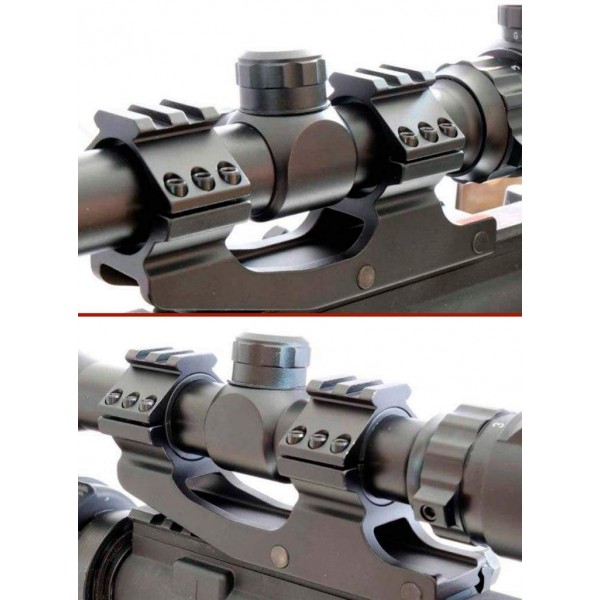 Моноблок Buvele Cantilever (25.4/30 мм) High на Weaver/Picatinny - 3577362 Моноблок Buvele Cantilever (25.4/30 мм) High на Weaver/Picatinny - 3577362