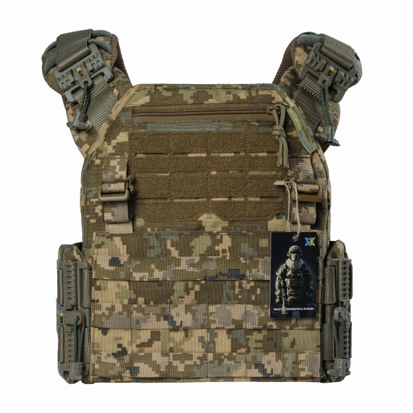 Плитоноска Warmor Gen.3 с системой быстрого сброса (без подсумков) Пиксель 2 класс защиты - 3581180 Плитоноска Warmor Gen.3 с системой быстрого сброса (без подсумков) Пиксель 2 класс защиты - 3581180