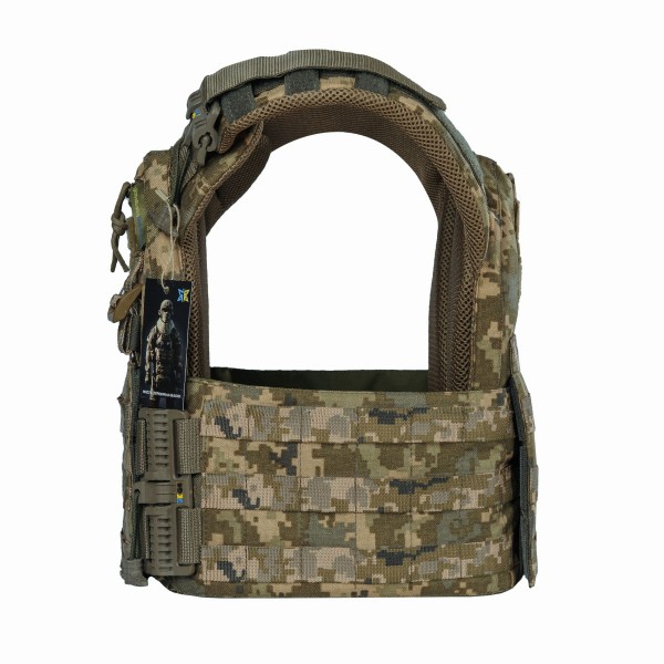 Плитоноска Warmor Gen.3 с системой быстрого сброса (без подсумков) Пиксель 2 класс защиты - 3581180 Плитоноска Warmor Gen.3 с системой быстрого сброса (без подсумков) Пиксель 2 класс защиты - 3581180