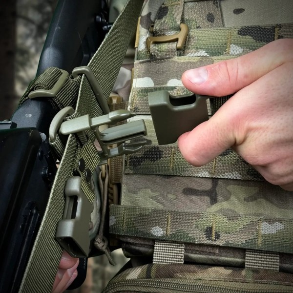 Ремень оружейный трехточечный RAGNAROK Hel sling Олива - 3577253 Ремень оружейный трехточечный RAGNAROK Hel sling Олива - 3577253