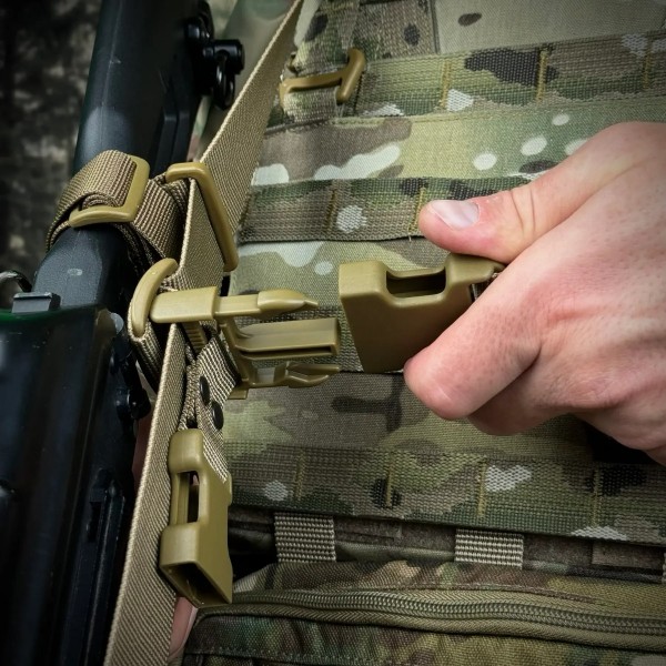 Ремень оружейный трехточечный RAGNAROK Hel sling Койот - 3577251 Ремень оружейный трехточечный RAGNAROK Hel sling Койот - 3577251