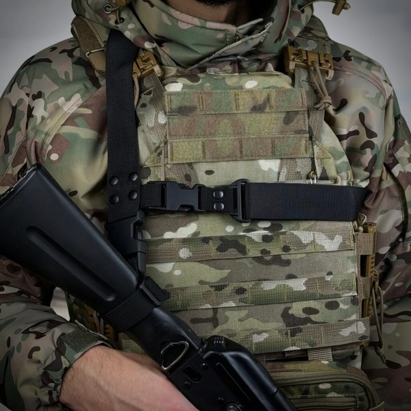 Ремінь збройовий RAGNAROK одно/двоточковий ODIN sling Чорний - 3577245 Ремінь збройовий RAGNAROK одно/двоточковий ODIN sling Чорний - 3577245