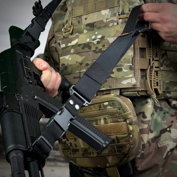 Ремінь збройовий RAGNAROK одно/двоточковий ODIN sling Чорний - 3577245 Ремінь збройовий RAGNAROK одно/двоточковий ODIN sling Чорний - 3577245