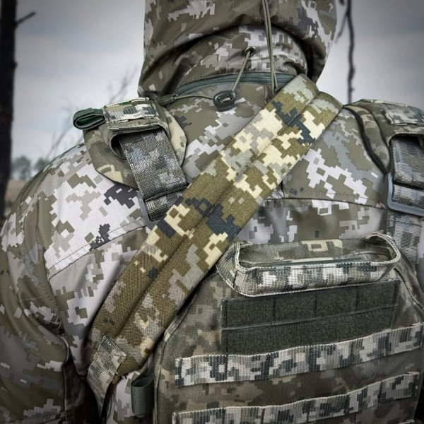 Ремень оружейный RAGNAROK одно/двухточечный с широким наплечником RAGNARR Пиксель - 3577235 Ремень оружейный RAGNAROK одно/двухточечный с широким наплечником RAGNARR Пиксель - 3577235