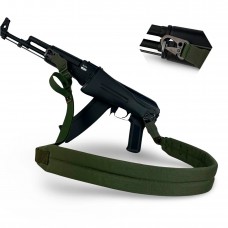 Ремень оружейный RAGNAROK одно/двухточечный с широким наплечником RAGNARR Олива