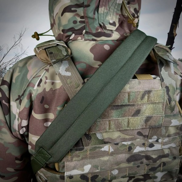 Ремінь збройовий RAGNAROK одно/двоточковий з широким наплічником RAGNARR Олива - 3577234 Ремінь збройовий RAGNAROK одно/двоточковий з широким наплічником RAGNARR Олива - 3577234