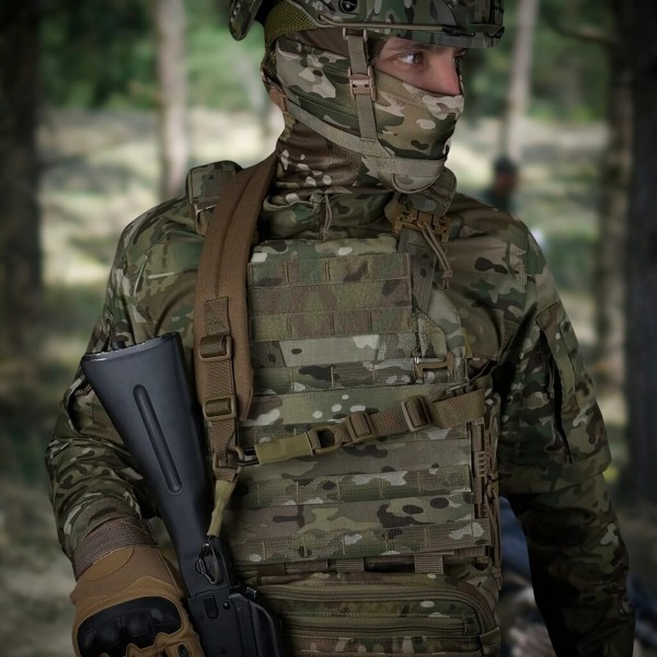 Ремінь збройовий RAGNAROK одно/двоточковий з широким наплічником RAGNARR Койот - 3577232 Ремінь збройовий RAGNAROK одно/двоточковий з широким наплічником RAGNARR Койот - 3577232