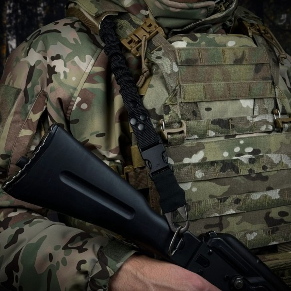 Одноточечный плечевой ремень RAGNAROK с креплением к плитоноске THOR Черный - 3577231 Одноточечный плечевой ремень RAGNAROK с креплением к плитоноске THOR Черный - 3577231