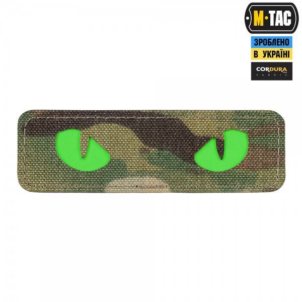 M-Tac нашивка Cat Eyes Laser Cut Multicam/Green/GID - 51507008