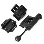 Тактичний ліхтарик на каску Фаст Чорний