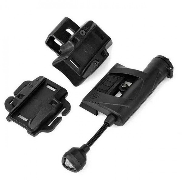 Тактический фонарик на каску Фаст Черный - 3577220