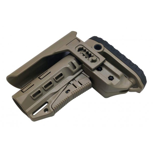 Приклад DLG TBS Compact PCP (Mil-Spec) с регулируемой щекой, койот - 3577172 Приклад DLG TBS Compact PCP (Mil-Spec) с регулируемой щекой, койот - 3577172