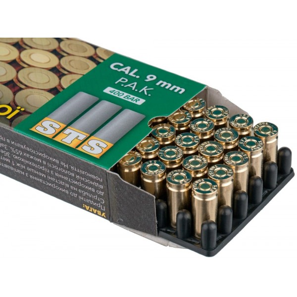 Патрон холостой STS пистолетный 9 мм 1 шт - 3577136 Патрон холостой STS пистолетный 9 мм 1 шт - 3577136