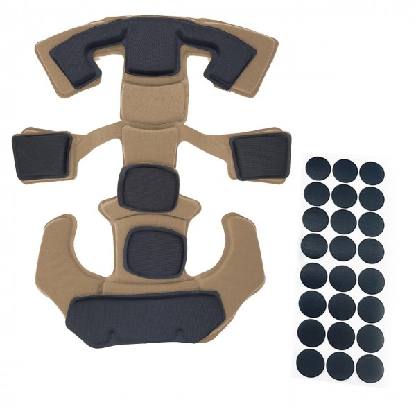 Комплект подушок на бойову каску Койот - 3577125